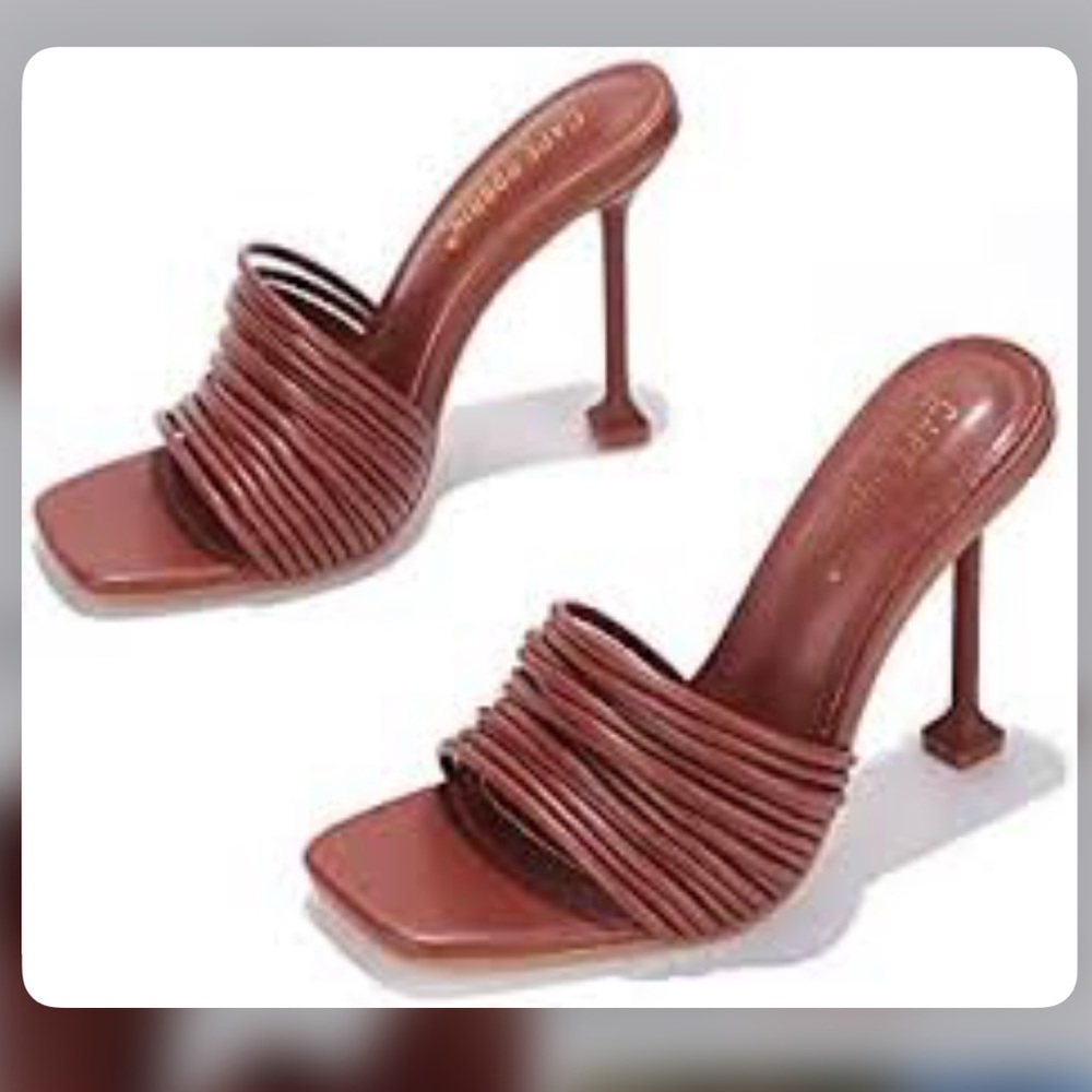 Cape Robbin stewpot mexmon heel brown